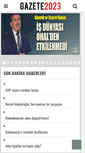 Mobile Screenshot of gazete2023.com